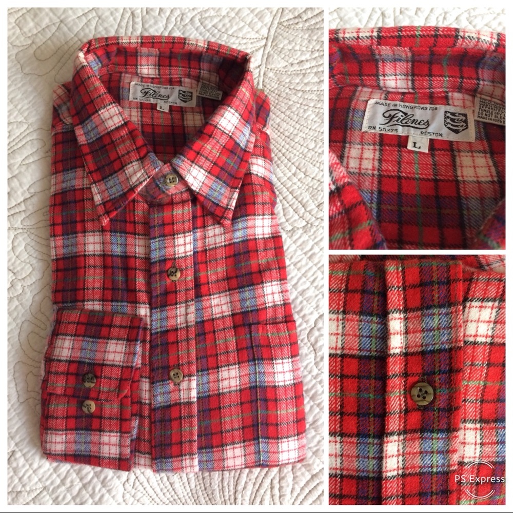 Men’s Filenes Vintage Shirt NWOT Sz. L 🍁